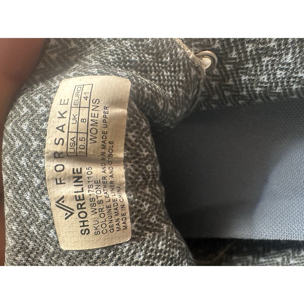 Forsake Shoreline Women’s 10.5 Gray Blue Suede Leather Outdoor Sneakers Shoes - Picture 10 of 10